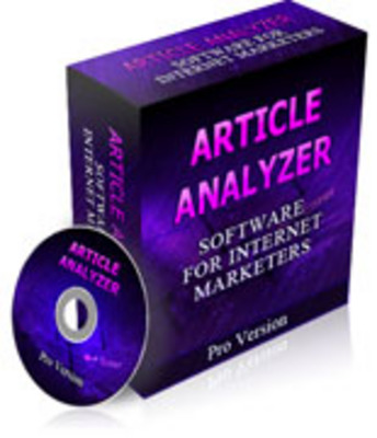 Product picture Article Analyzer - Software