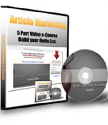 Product picture Article Marketing Video Course
