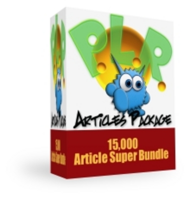 Product picture Monster 15,000 PLR Article Package!
