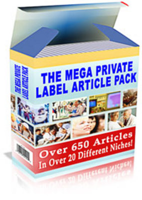 Product picture Mega Private Label Article Pack
