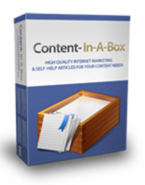 Product picture Content In A Box