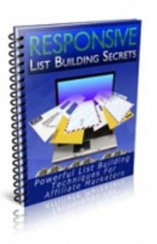 Product picture Responsive List Building Secrets 