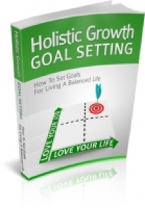 Product picture Holistic Growth Goal Setting 