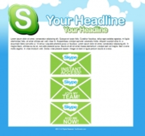 Product picture Skype Squeeze Page 1 - PLR 