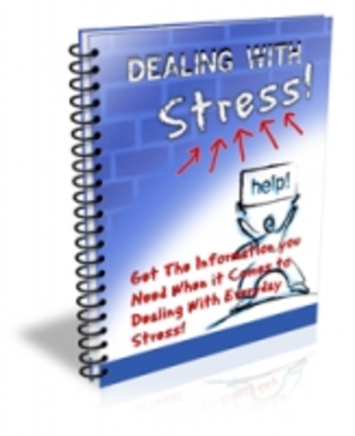 Product picture Dealing With Stress PLR Newsletter 