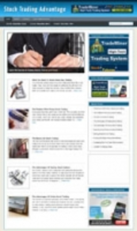 Product picture Stock Trading Niche Blog 