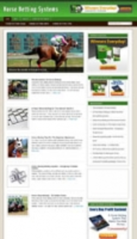 Product picture Horse Betting Niche Blog 