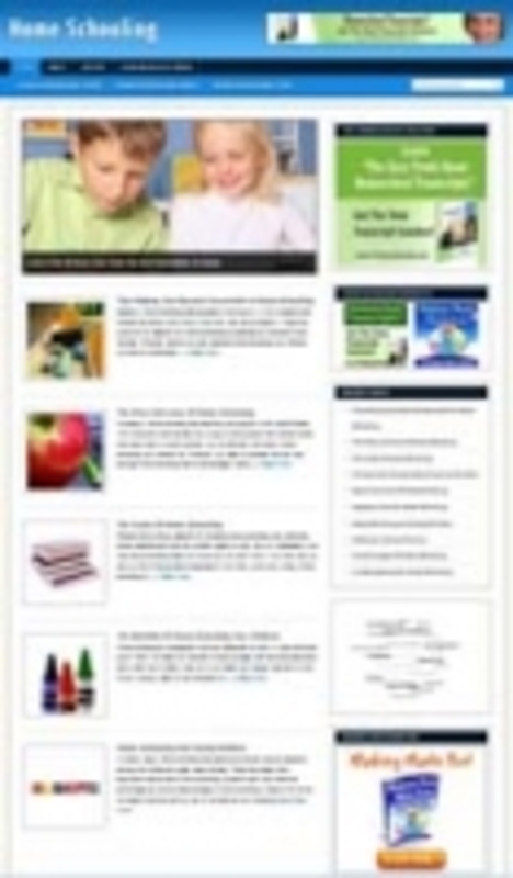 Product picture Home Schooling Niche Blog 