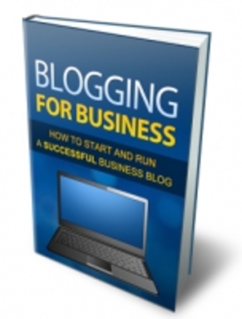 Product picture Blogging for Business 