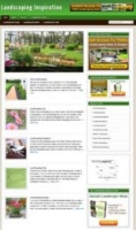 Product picture Landscape Design Niche Blog 