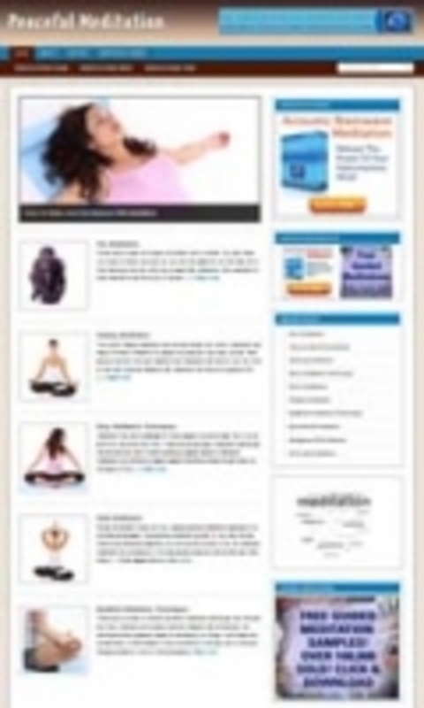 Product picture Meditation Niche Blog 