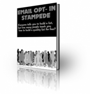Product picture Email Opt-In Stampede - PLR