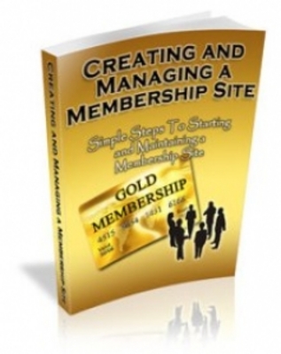 Product picture Creating And Managing A Membership Site