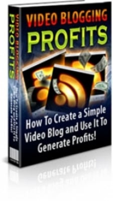 Product picture Video Blogging for Profits PLR